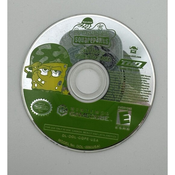 SpongeBob SquarePants: The Battle for Bikini Bottom Nintendo GameCube Disc Only - Picture 3 of 9